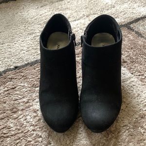Feminine low profile booties